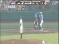 Bunt up 1B Line near mound R3 Trying to Score